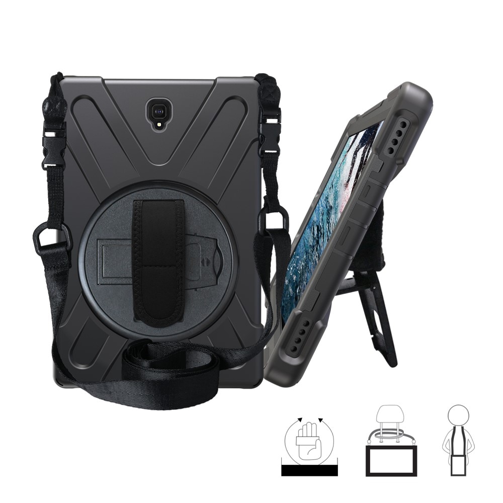 Stødsikker Hybridcover Samsung Galaxy Tab S4 10.5 sort