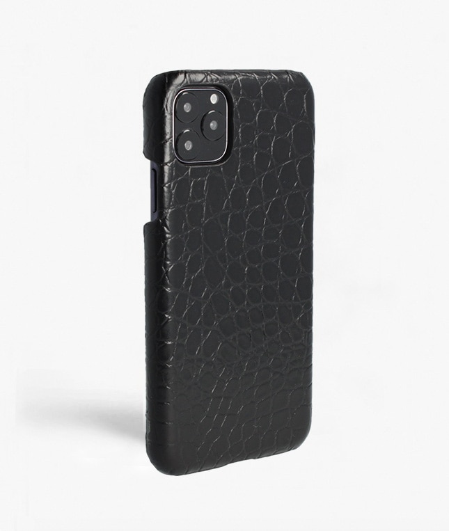 Cover iPhone 11 Pro Max Small Croco Sort