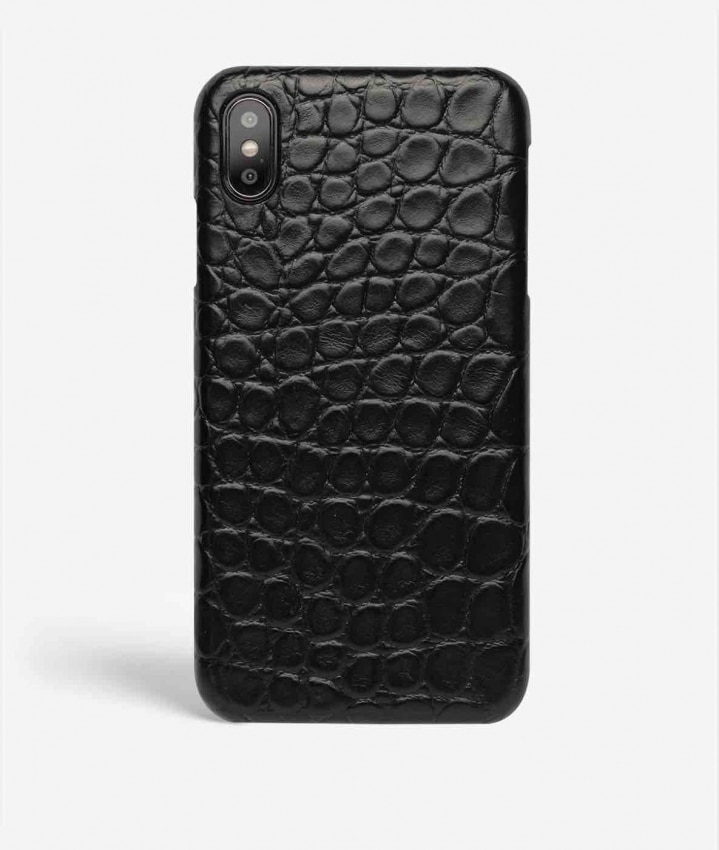 Cover iPhone X/XS Small Croco Sort