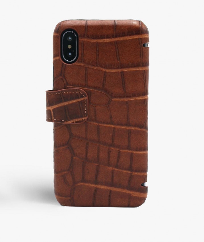 Pungetui iPhone X/XS Lizard Cognac