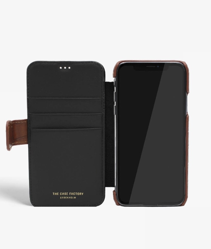 Pungetui iPhone X/XS Lizard Cognac