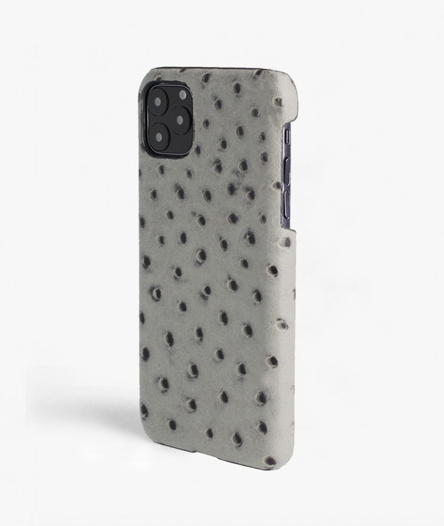 Cover iPhone 11 Pro Max Ostrich Grå