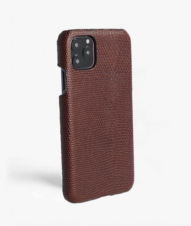 Cover iPhone 11 Pro Max Lizard Brun