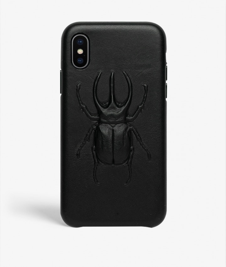 Cover iPhone X/XS Beetle Calf Black