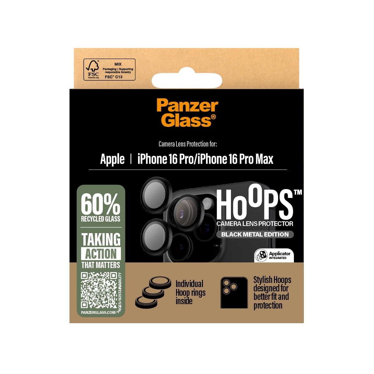 iPhone 16 Pro Hoops Camera Lens Protector Sort