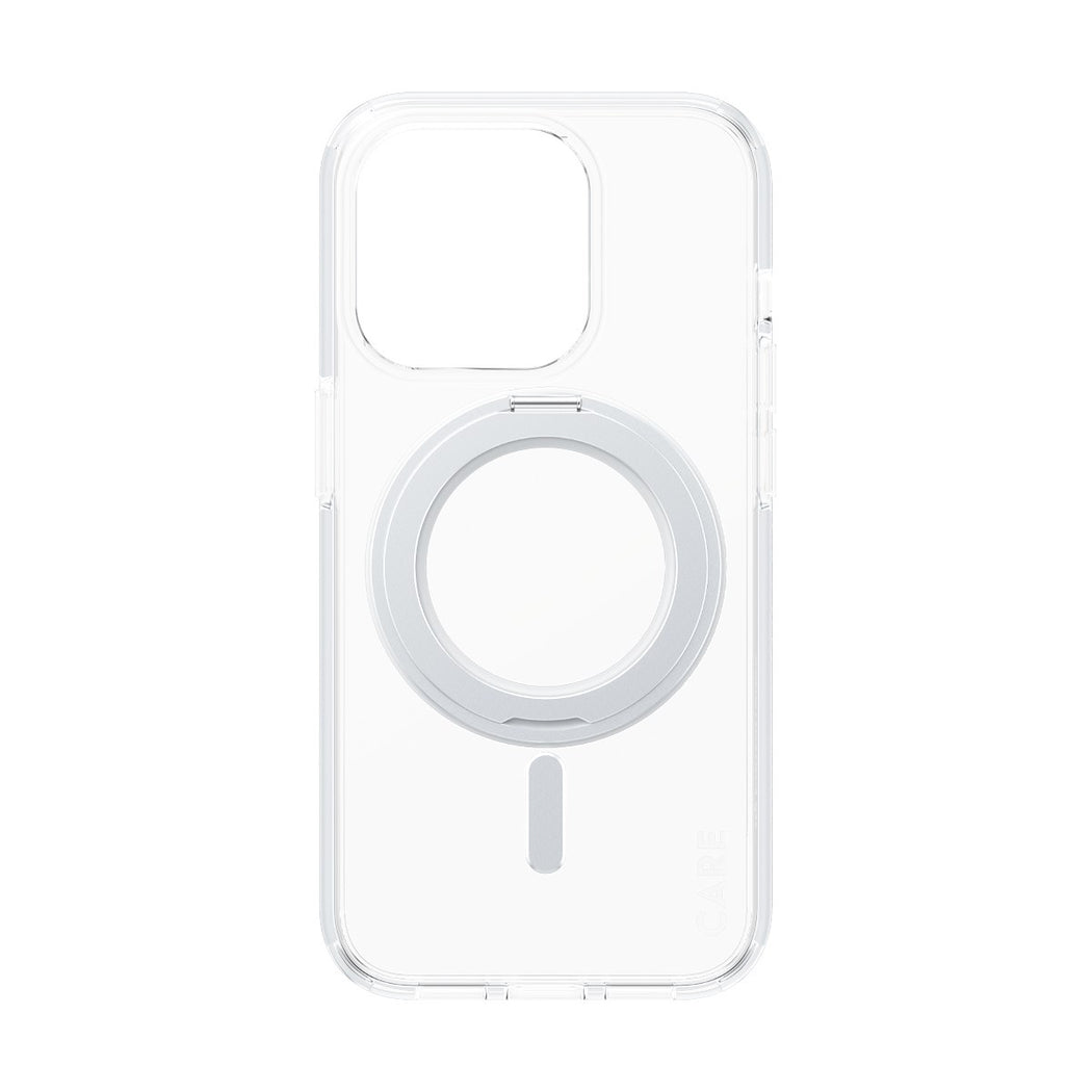 iPhone 15 Pro Kickstand Case MagSafe gennemsigtig