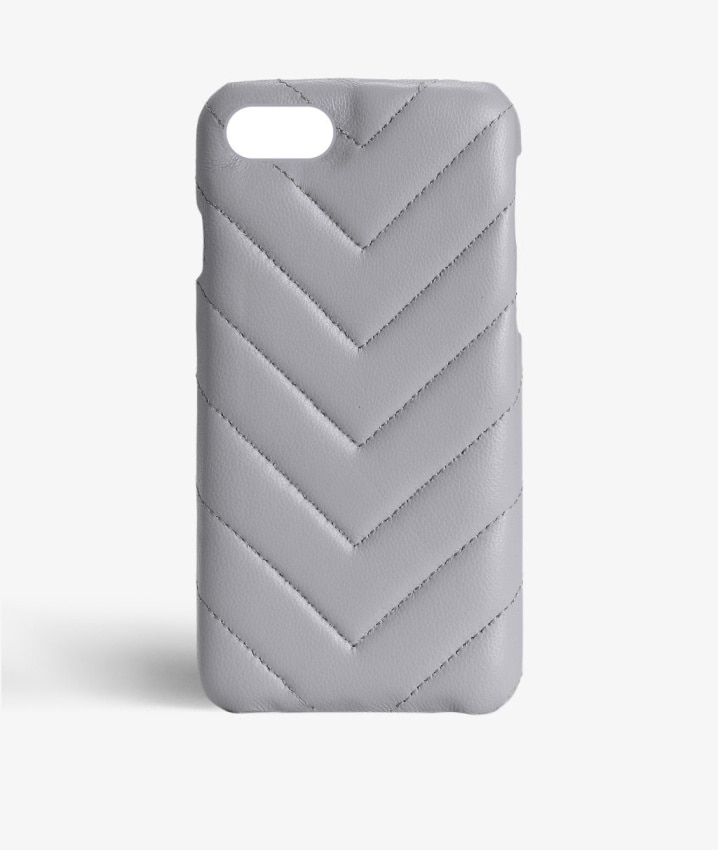 Cover iPhone 8 V Nappa Grey