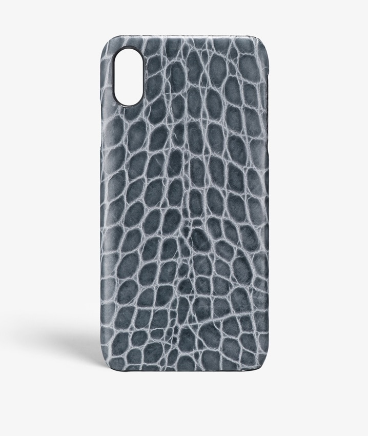 Cover iPhone Xr Croco Grå