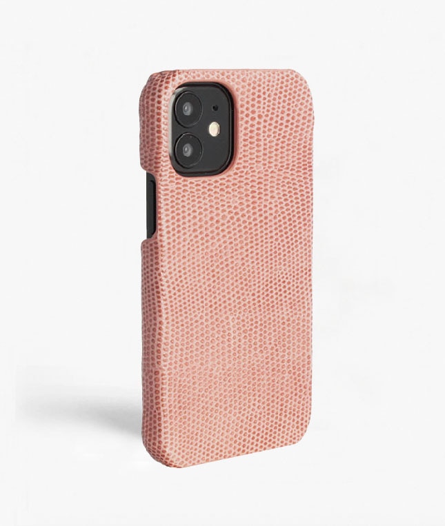 Cover iPhone 12 Mini Lizard Lyserød