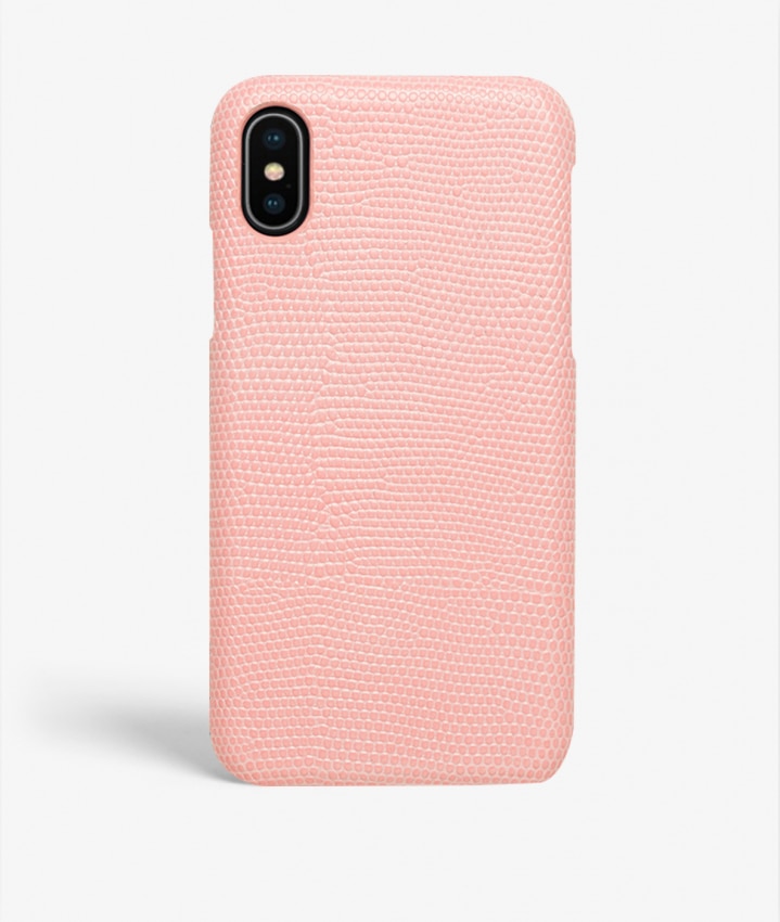 Cover iPhone X/XS Lizard Lyserød