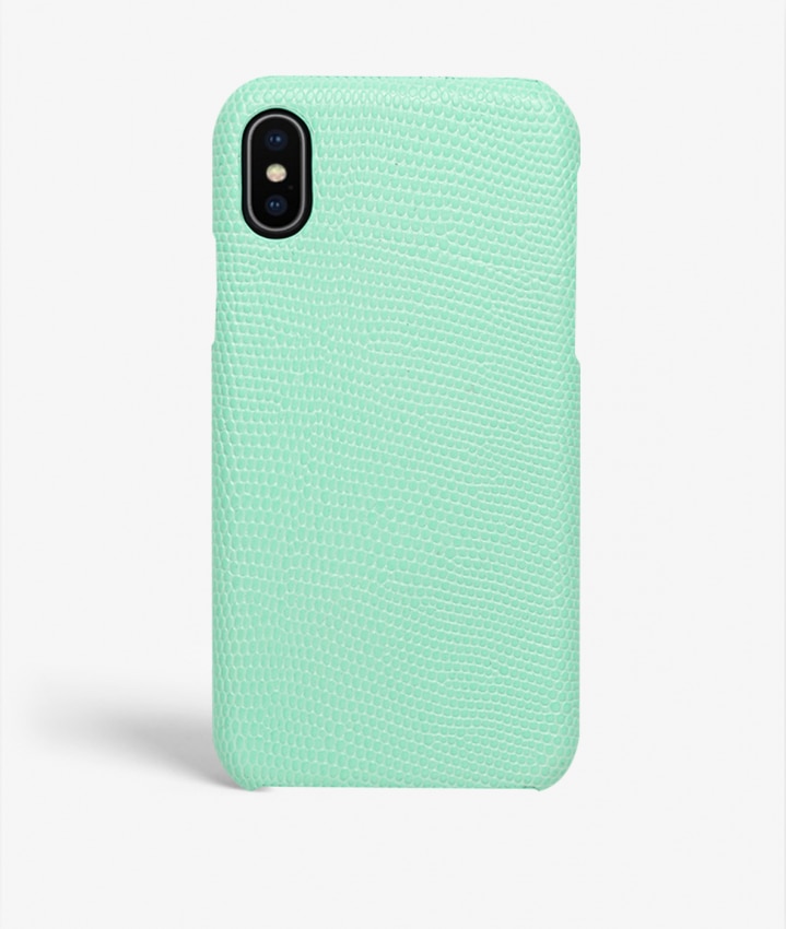 Cover iPhone X/XS Lizard Menta