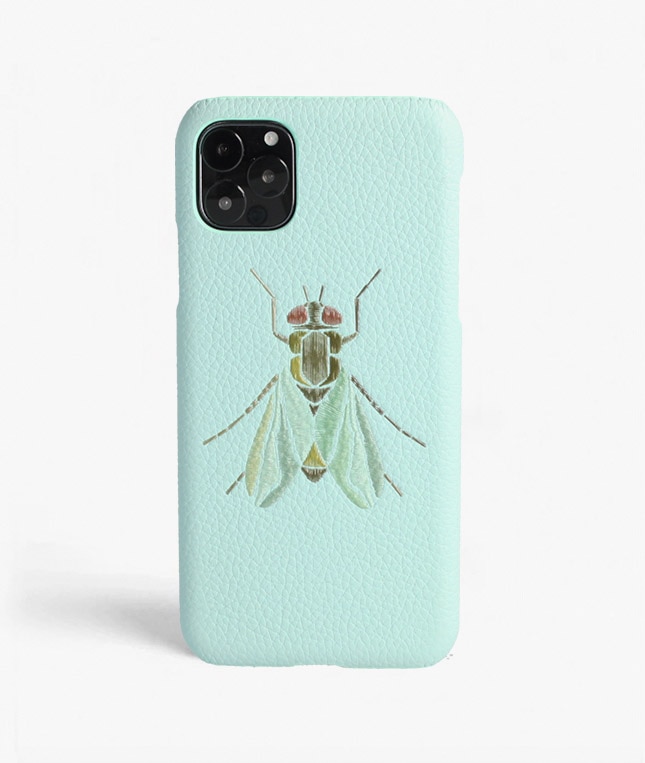 Cover iPhone 11 Pro Max Fly Calf Acqua