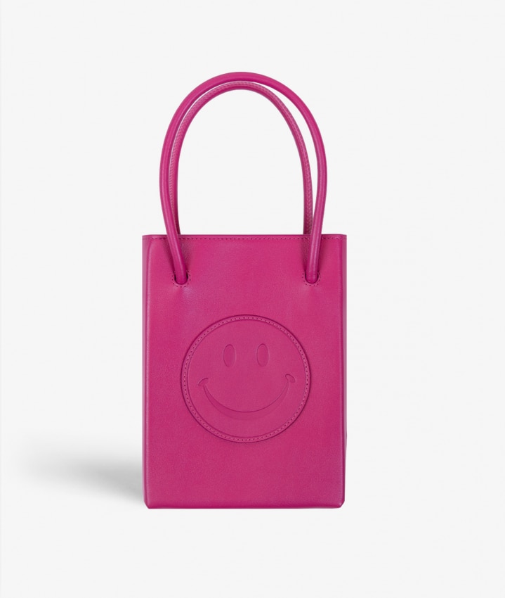 Essential Crossbody Taske Smiley Vegetable Tanned Pink