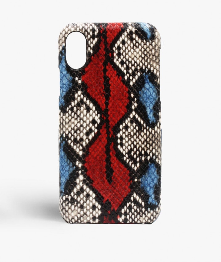 Cover iPhone Xs Max Snake Cobalt/Red