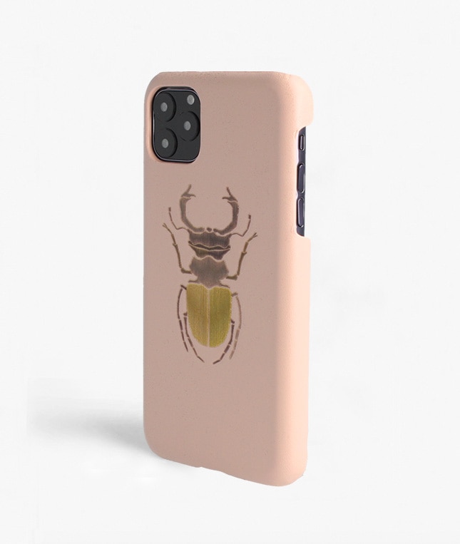 Cover iPhone 11 Pro Max Beetle Calf Dusty Pink