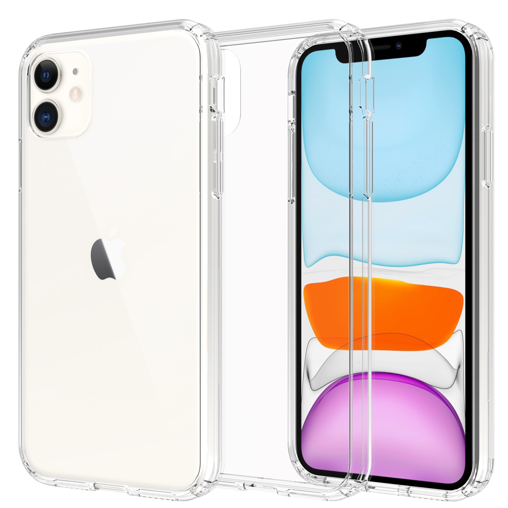 Hybridcover iPhone 11 gennemsigtig