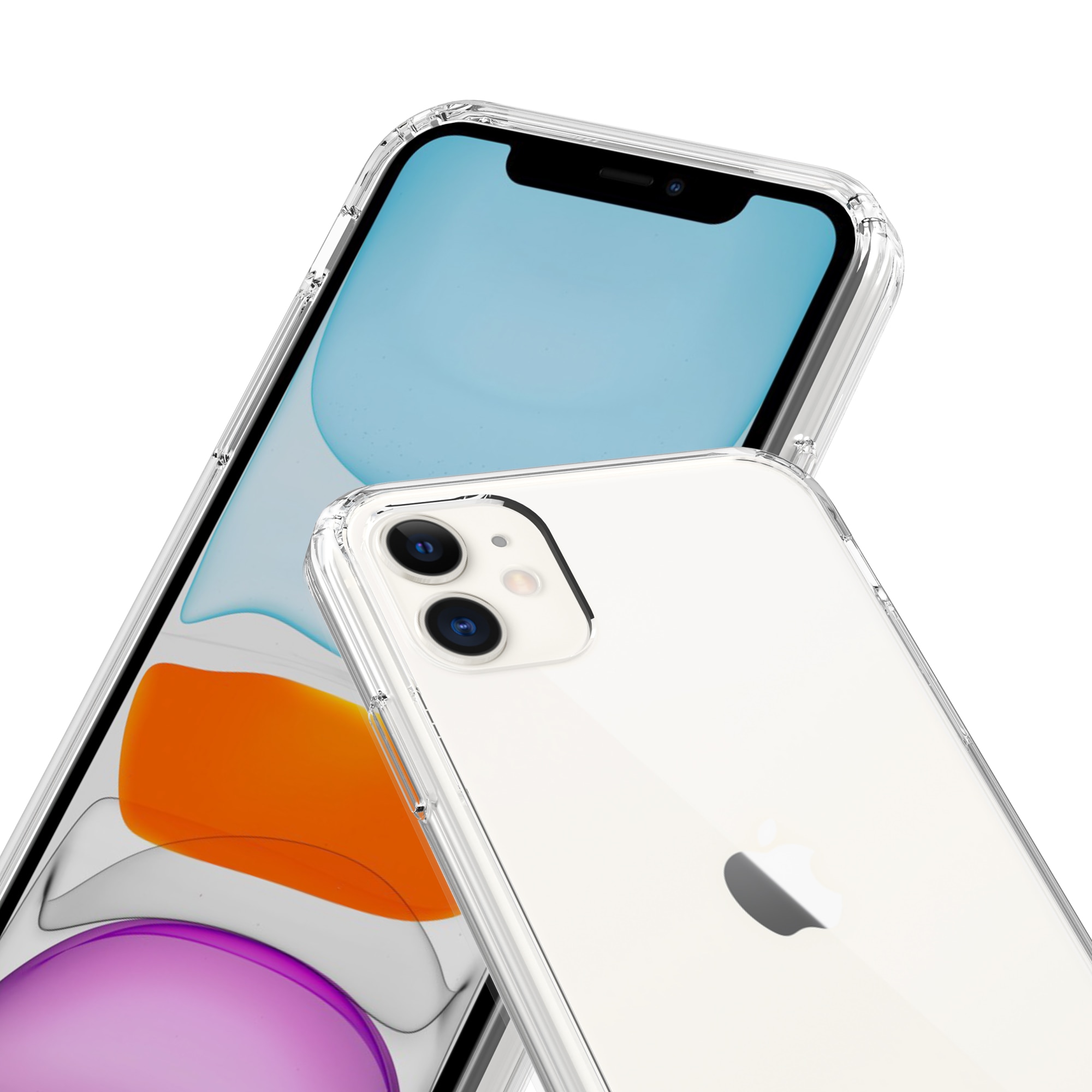 Hybridcover iPhone 11 gennemsigtig