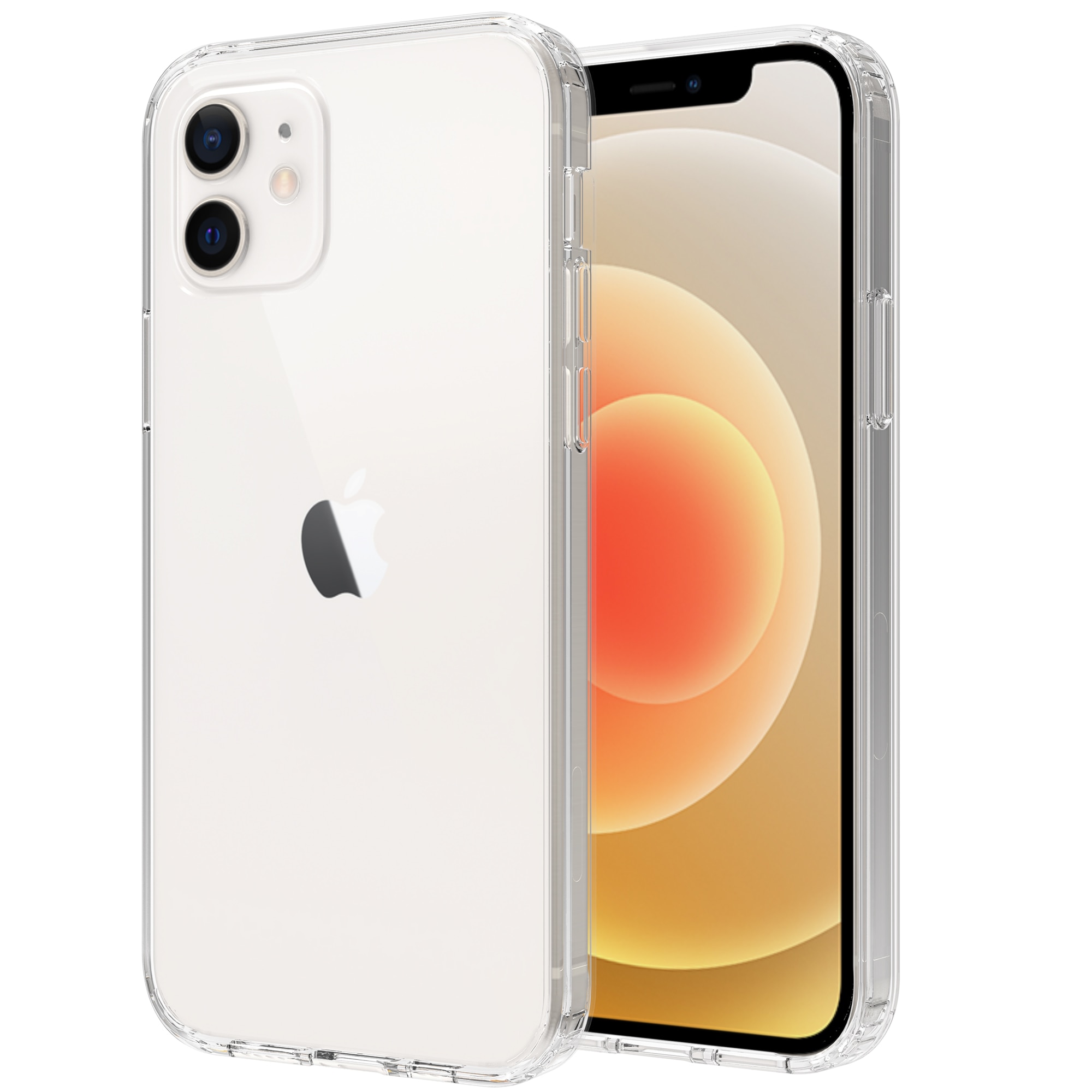 Hybridcover iPhone 12/iPhone 12 Pro Gennemsigtig