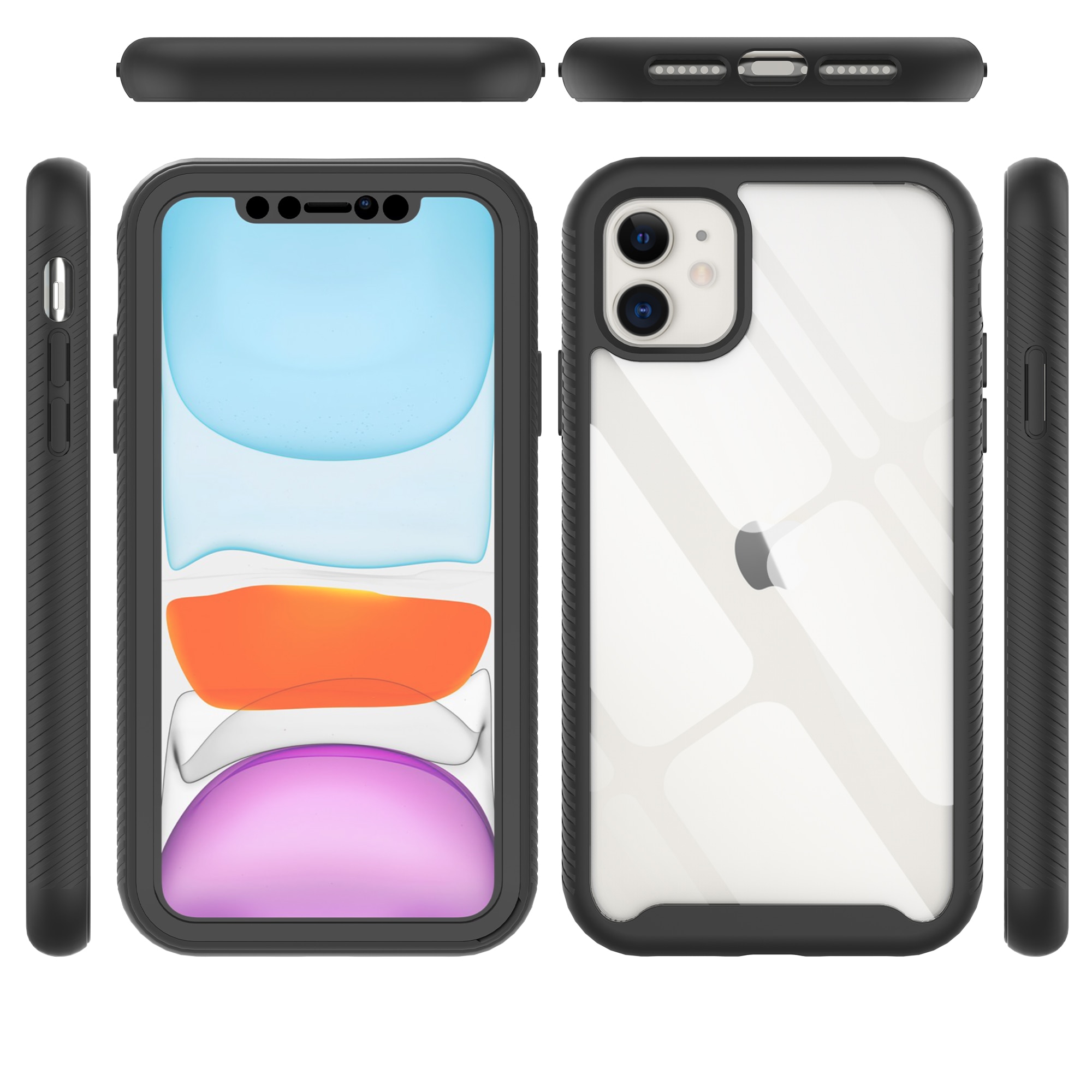 Full Protection Case iPhone 11 Sort