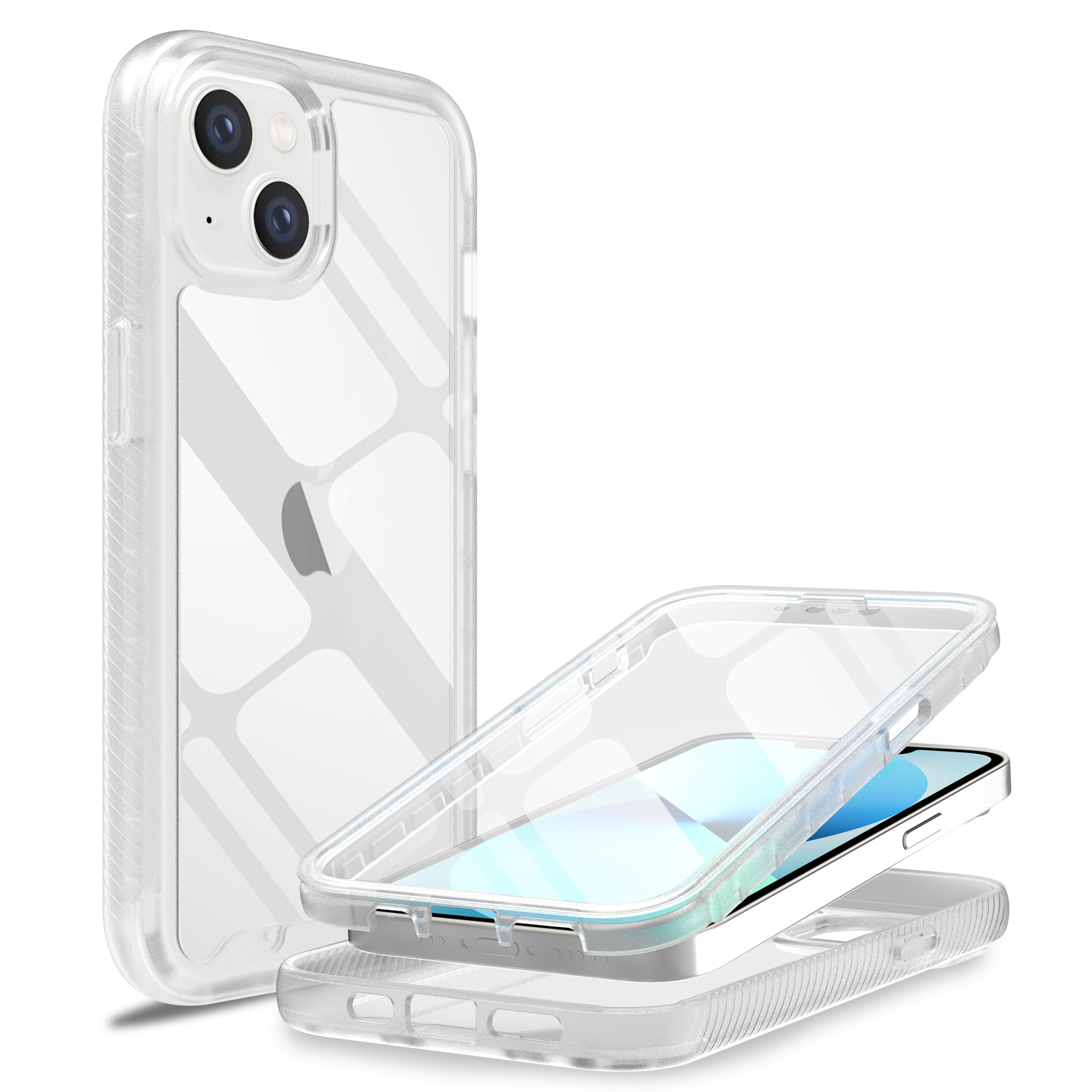 Full Protection Case iPhone 13 Mini Gennemsigtig