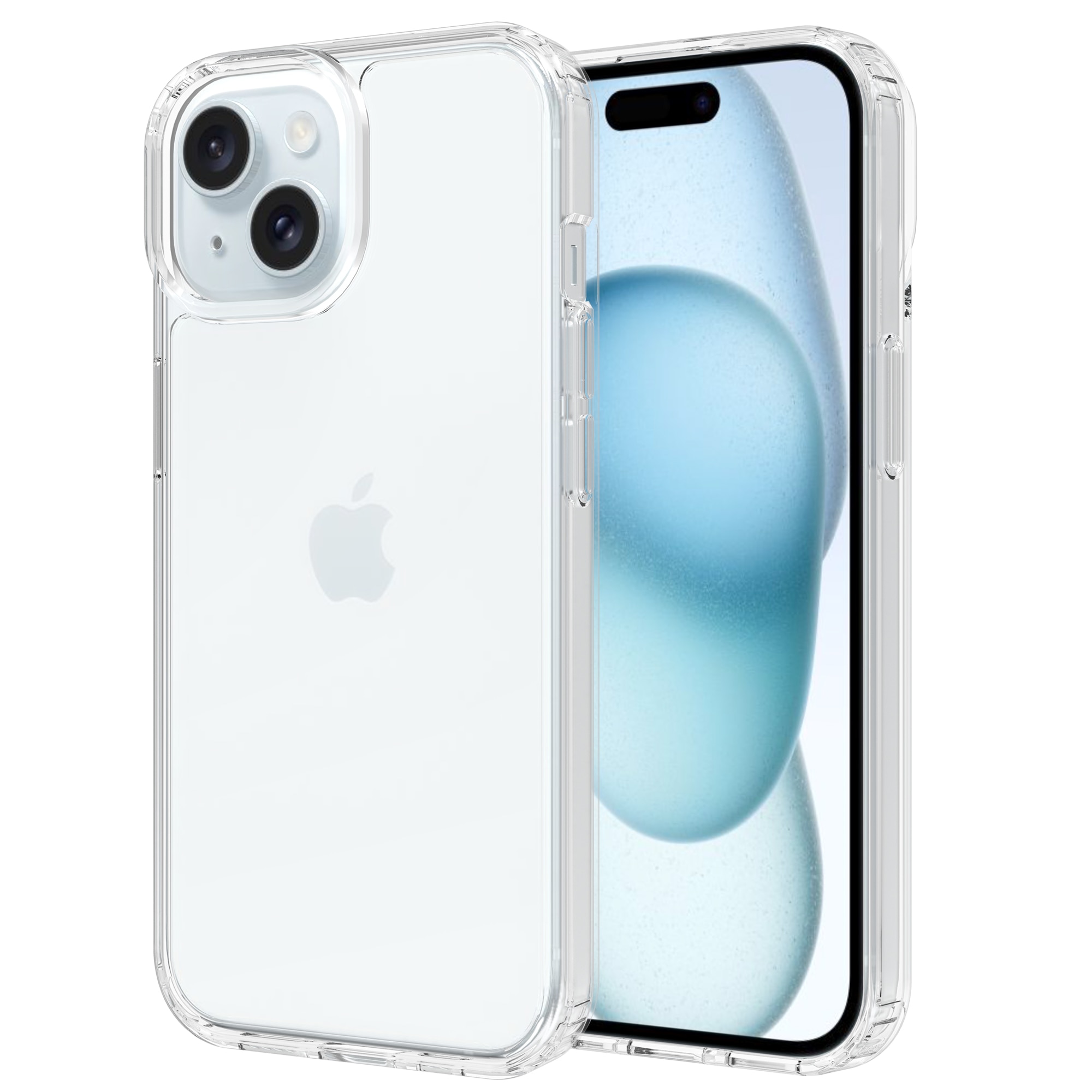 Hybridcover iPhone 15 Plus gennemsigtig