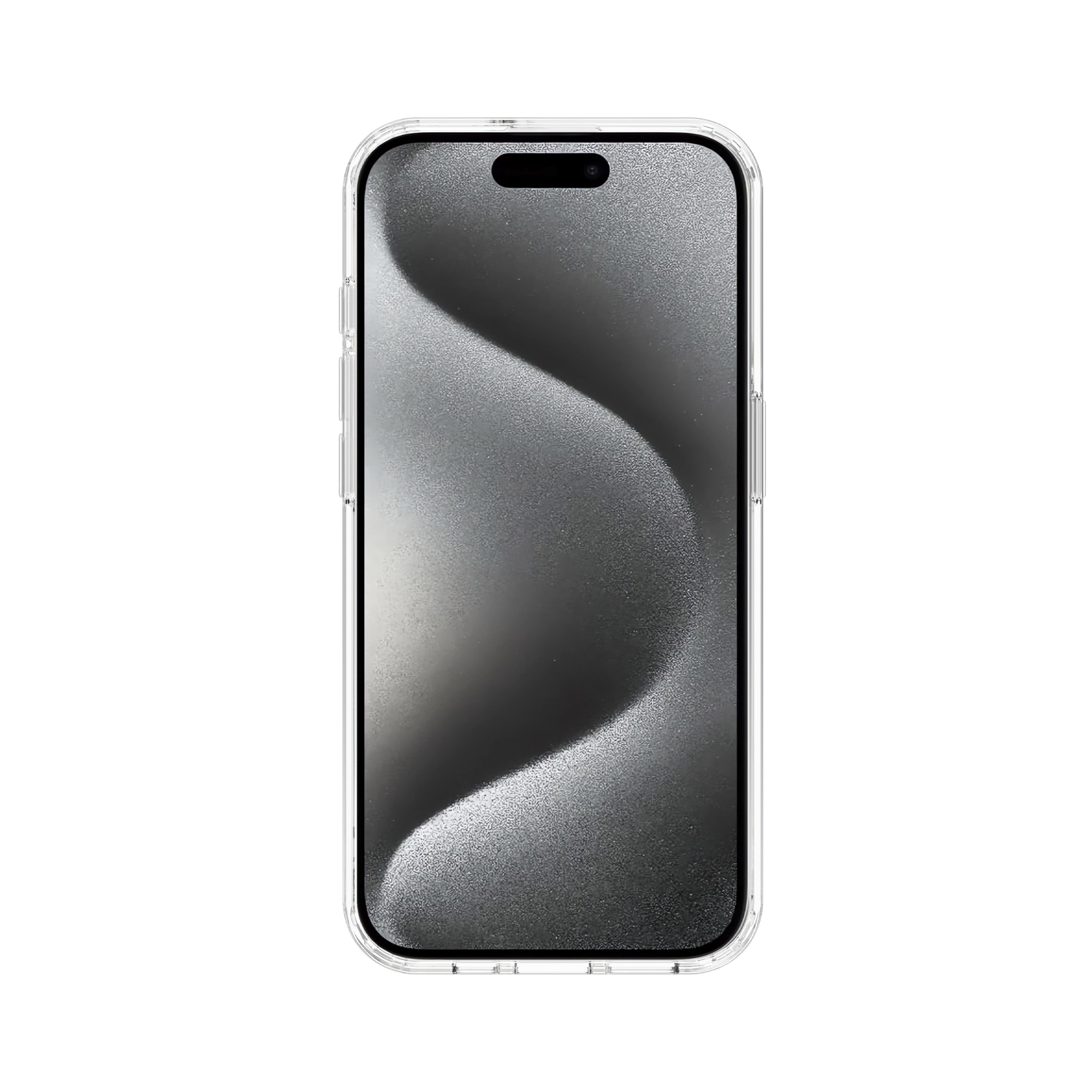 Hybridcover iPhone 15 Pro gennemsigtig