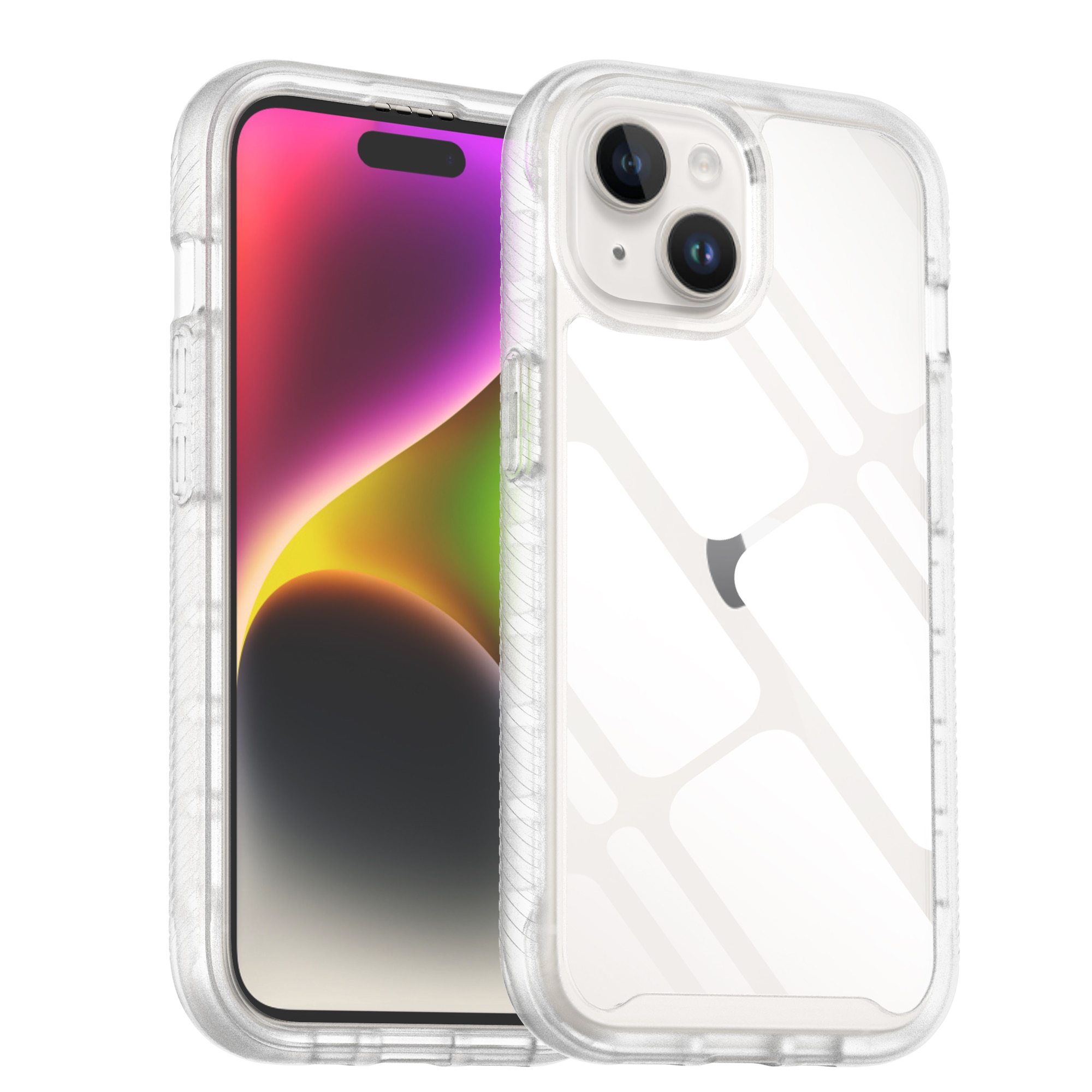 Full Protection Case iPhone 15 Plus gennemsigtig