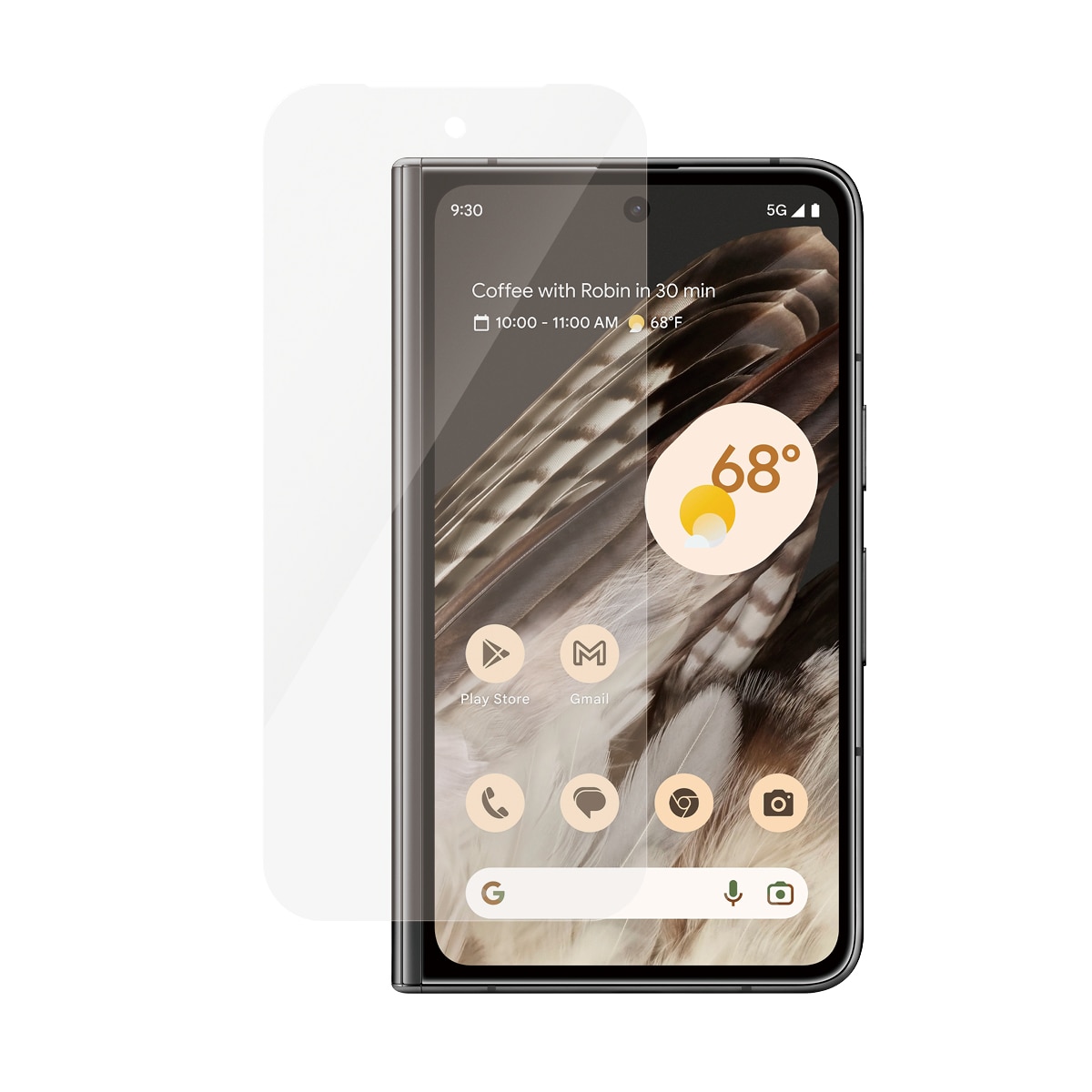 Google Pixel 9 Pro Fold Front Screen Protector/Skærmbeskyttelse