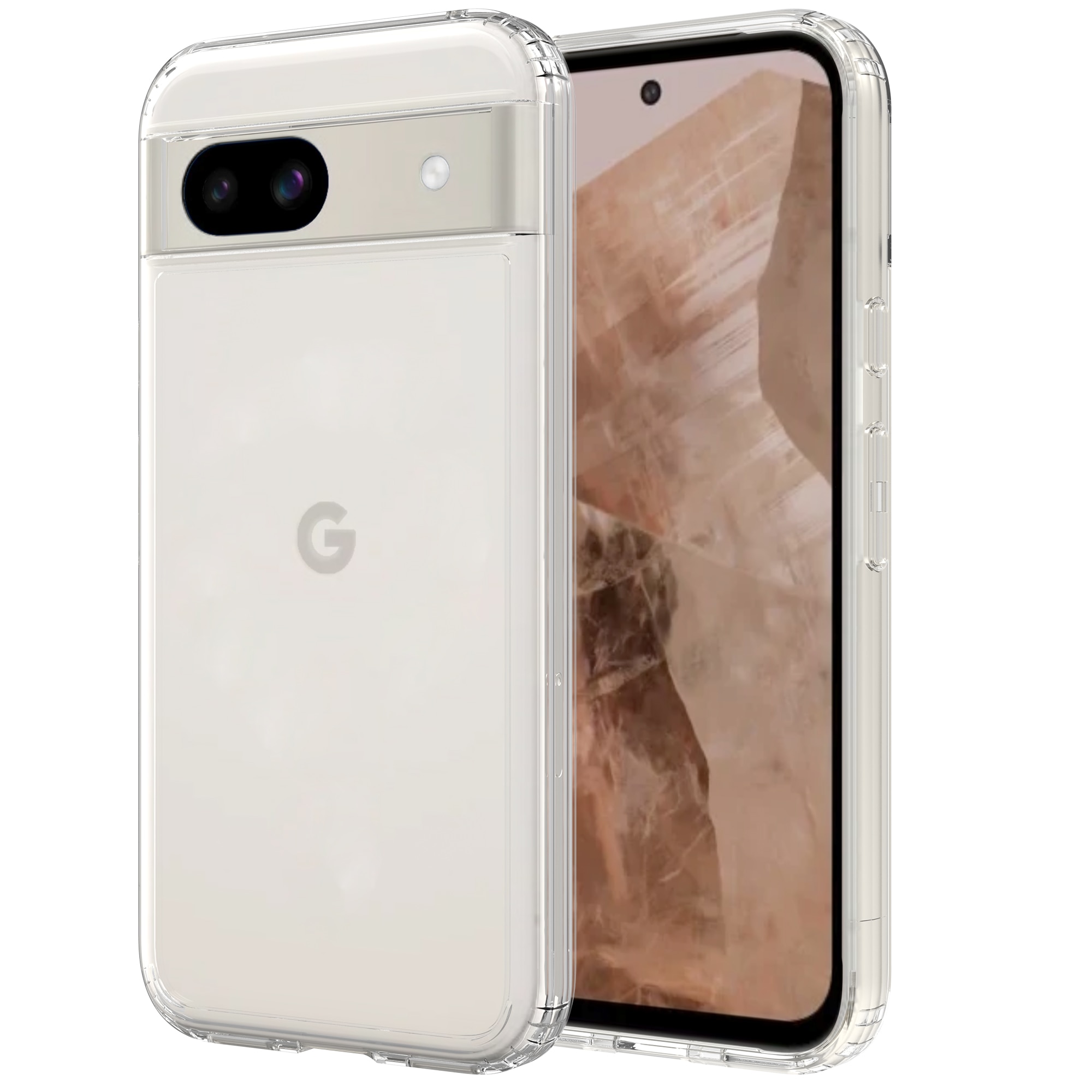 Crystal Hybrid Case Google Pixel 8a gennemsigtig