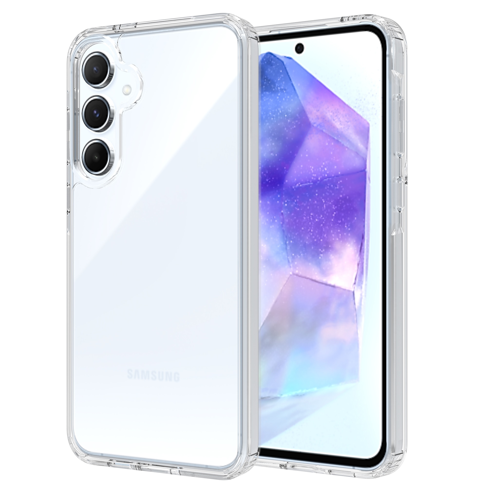 Hybridcover Samsung Galaxy A55 gennemsigtig