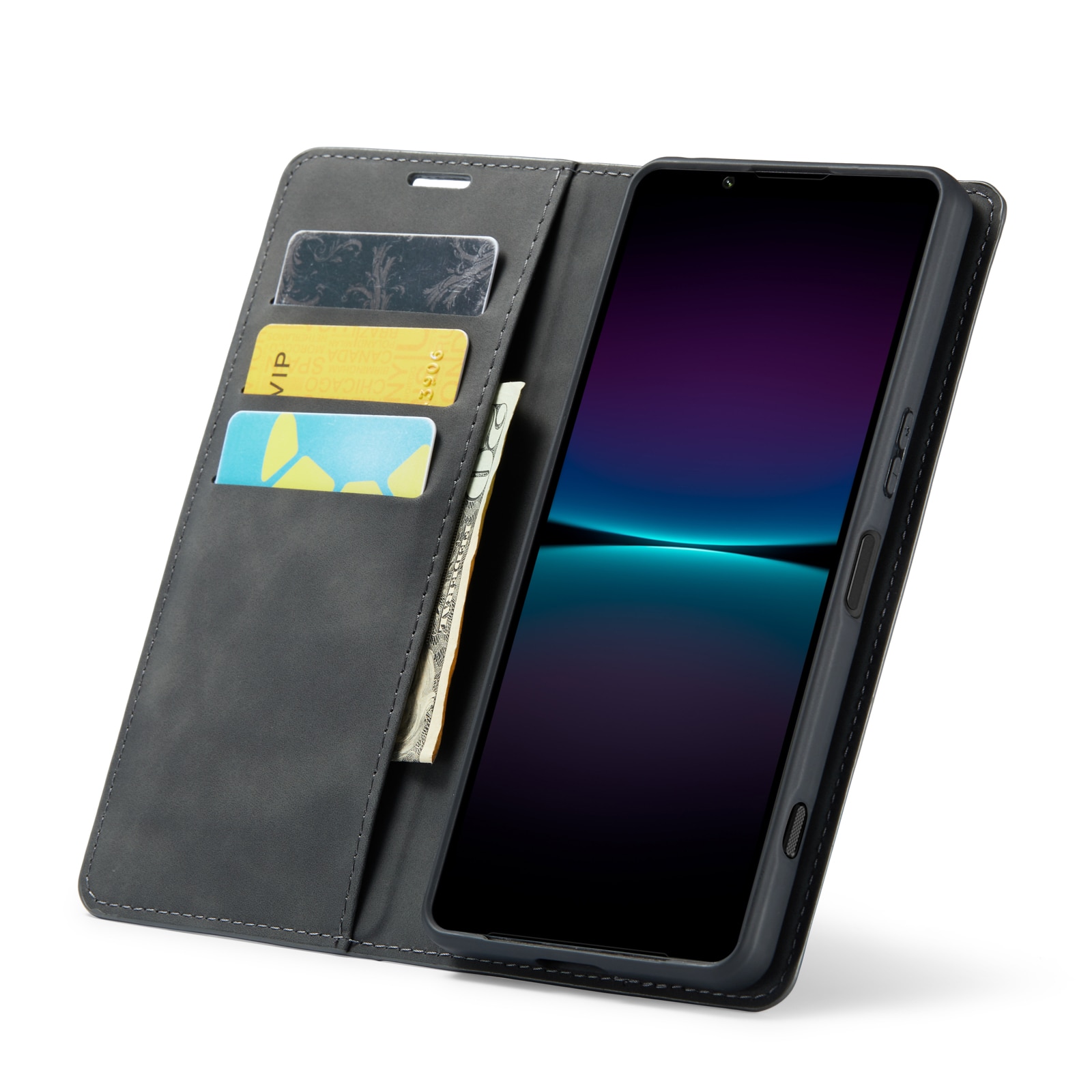 Sony Xperia 1 VI Slim Mobiltaske Sort