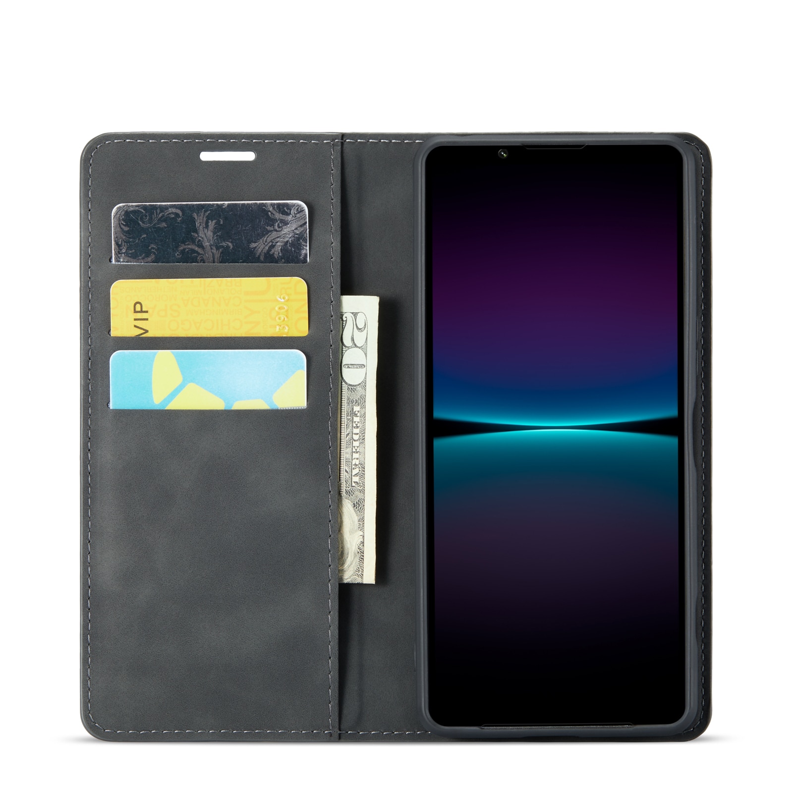 Sony Xperia 1 VI Slim Mobiltaske Sort