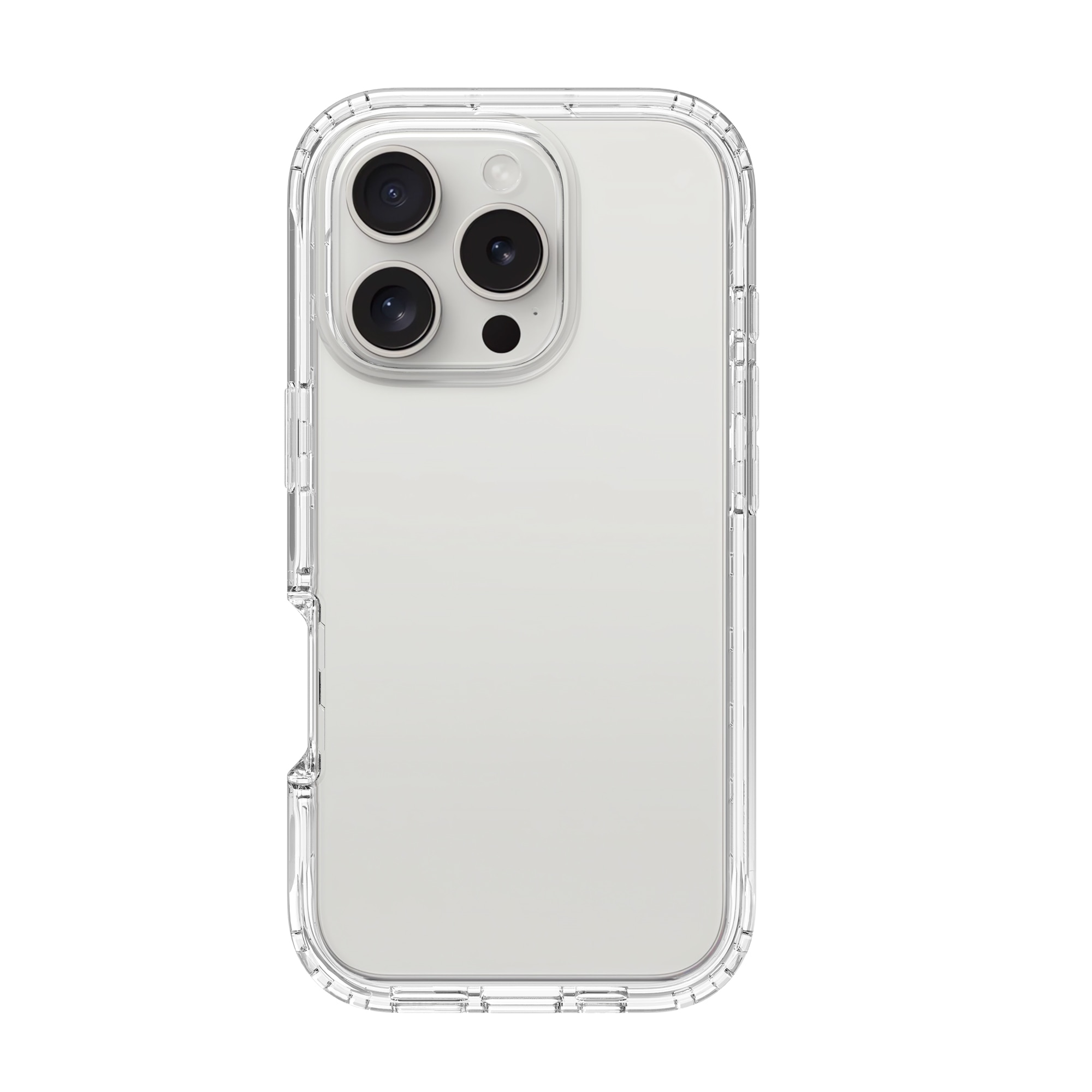 Full Cover Case iPhone 16 Pro gennemsigtig