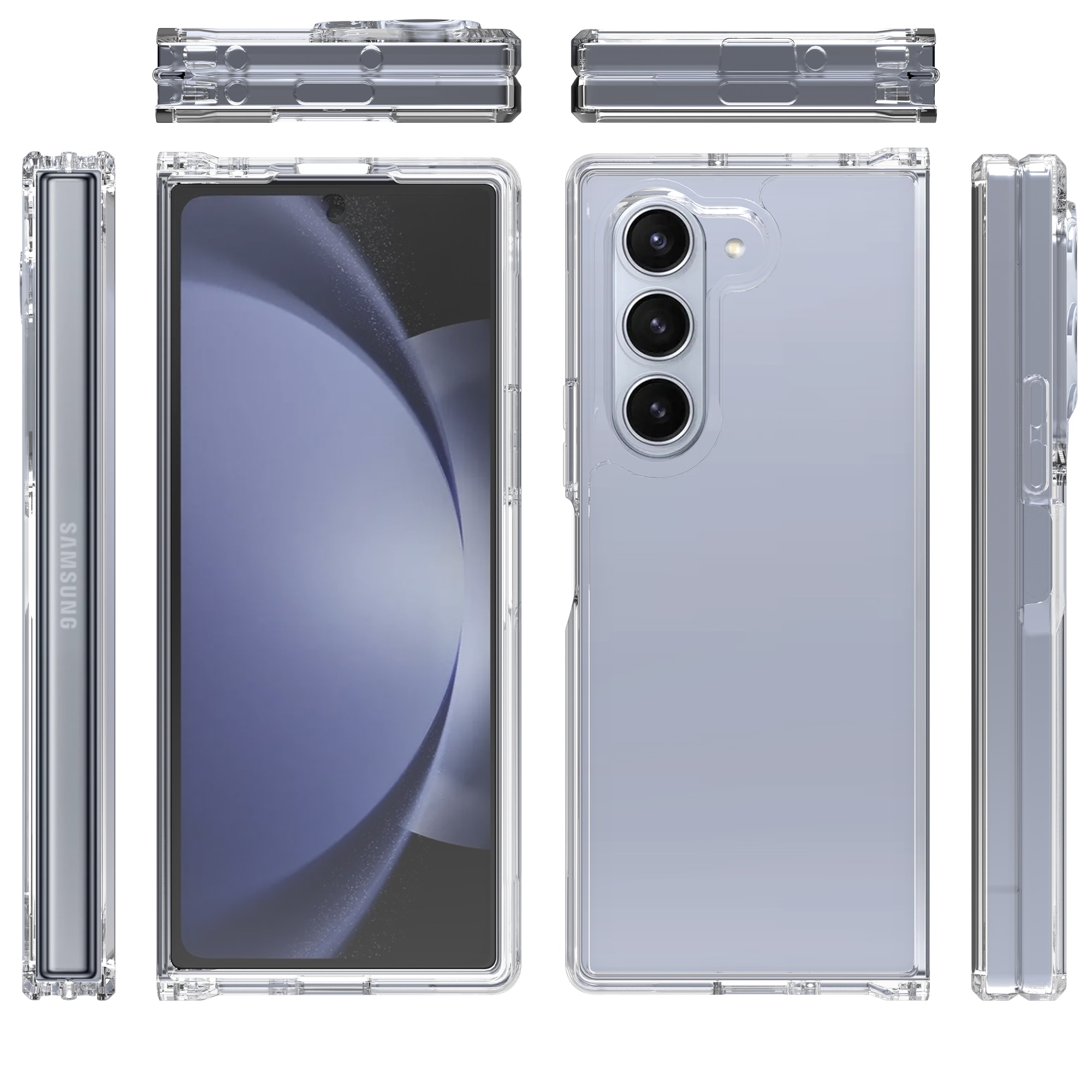 Hybridcover Samsung Galaxy Z Fold 6 gennemsigtig