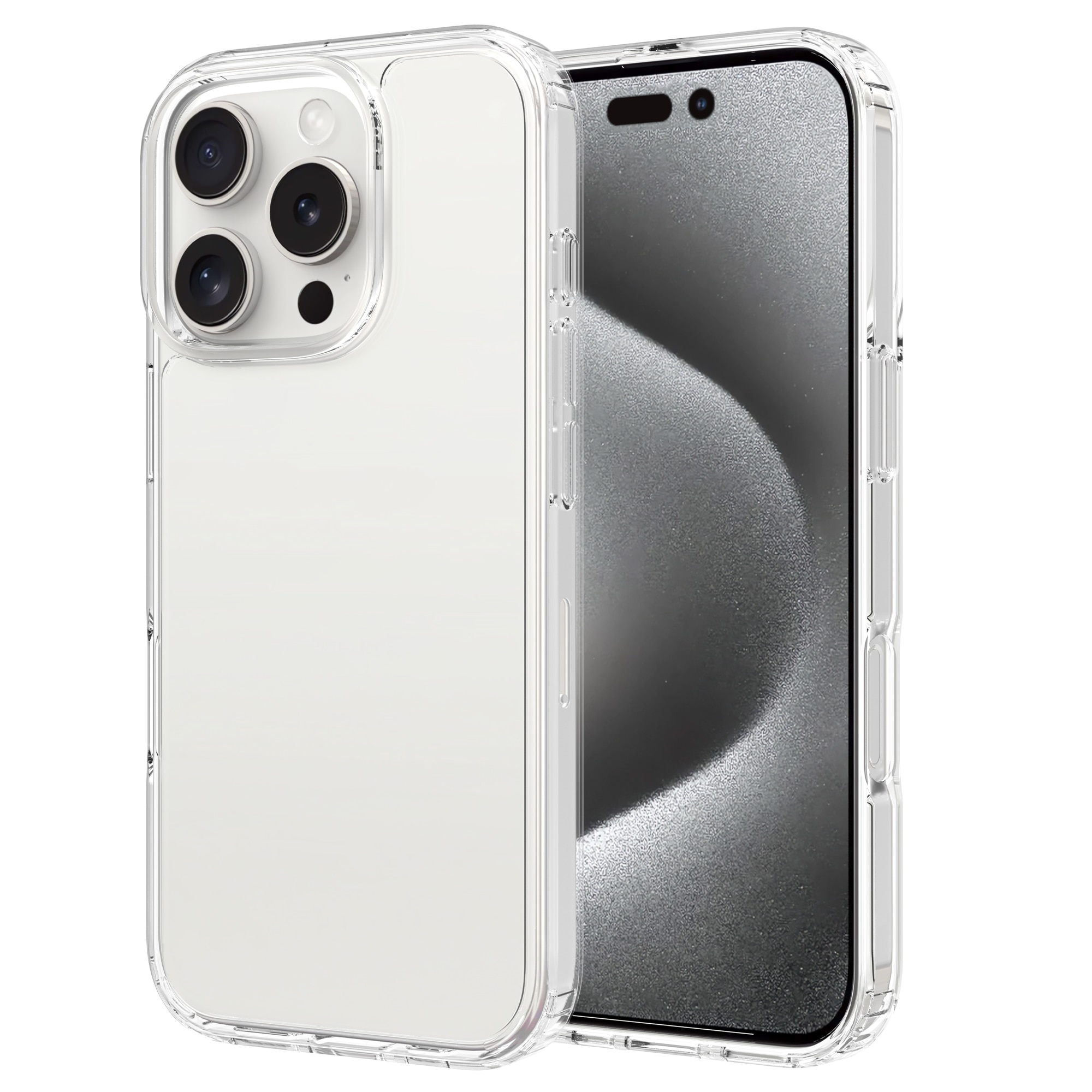 Hybridcover iPhone 16 Pro gennemsigtig