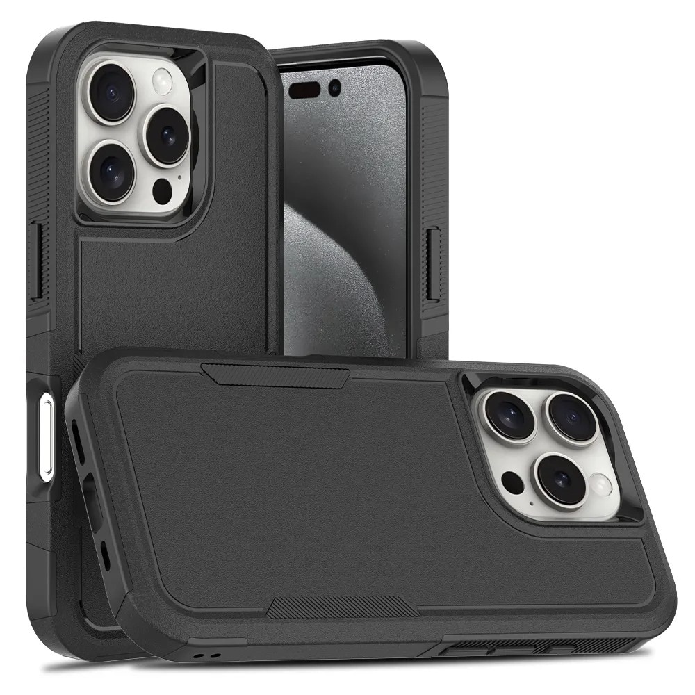 Off-road Hybridcover iPhone 16 Pro Max sort