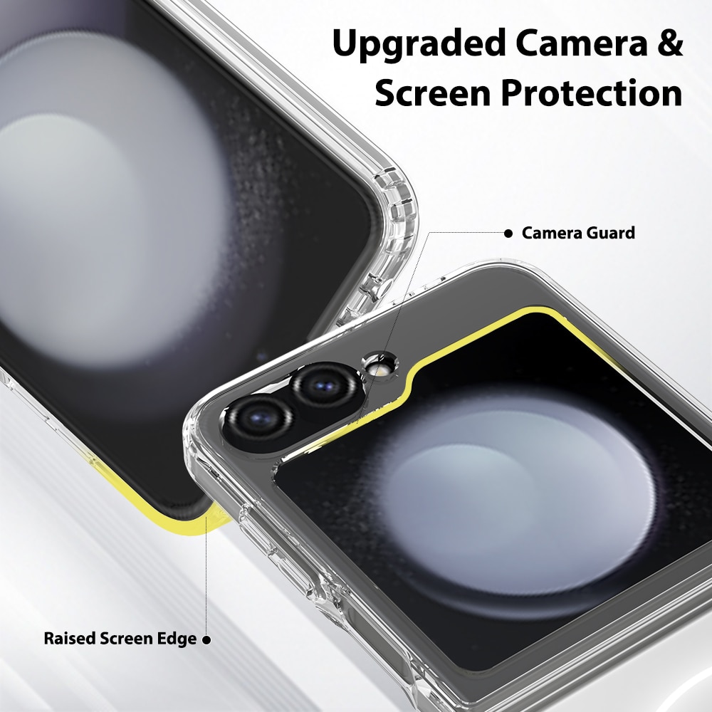 Hybridcover MagSafe Samsung Galaxy Z Flip 6 gennemsigtig