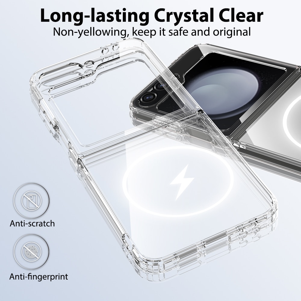 Hybridcover MagSafe Samsung Galaxy Z Flip 6 gennemsigtig