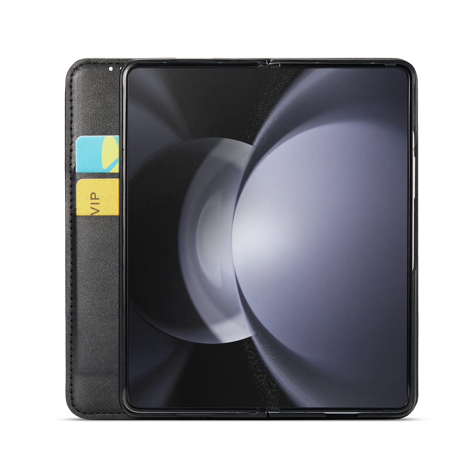 Ægte Læderetui Samsung Galaxy Z Fold 6 sort