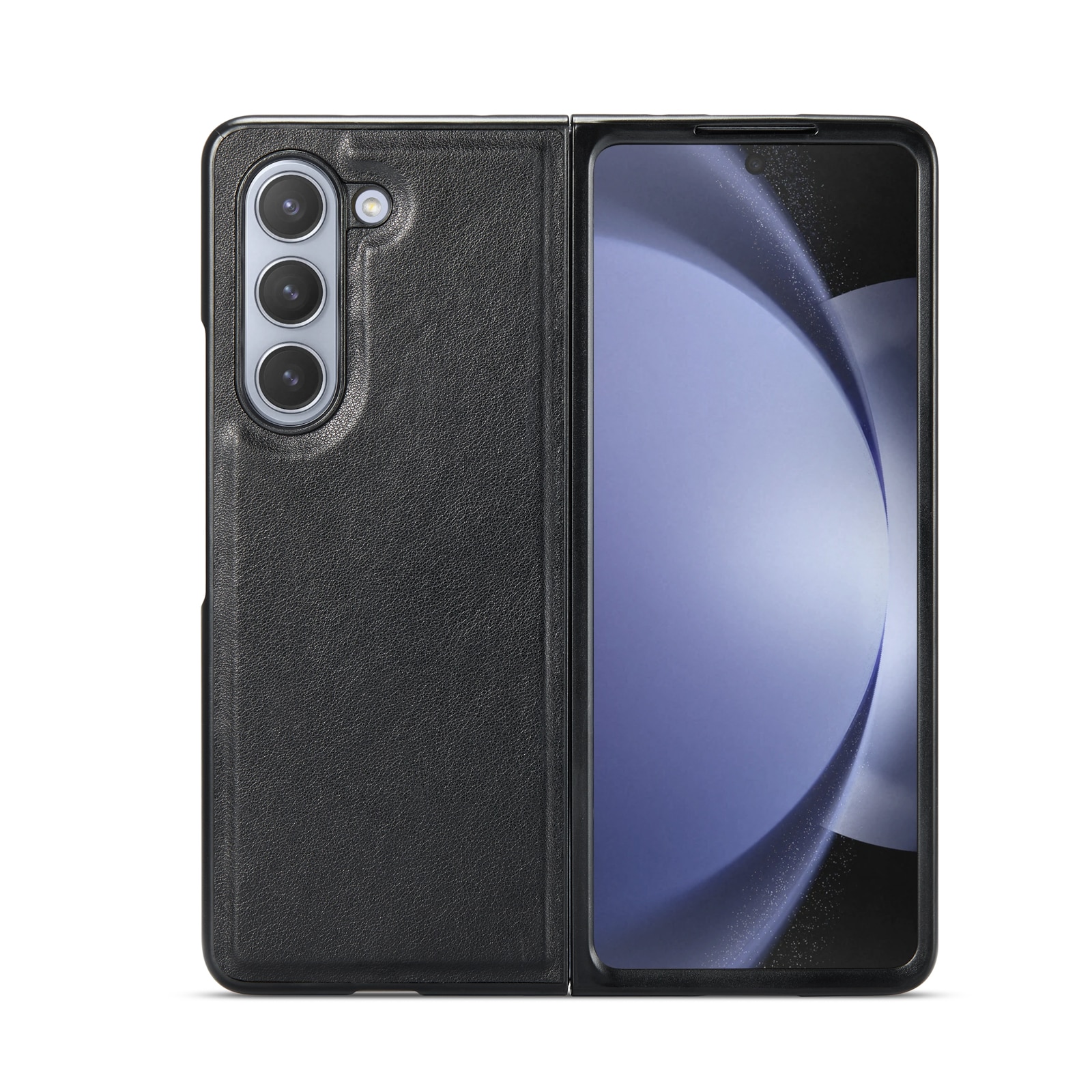 Ægte Læderetui Samsung Galaxy Z Fold 6 sort