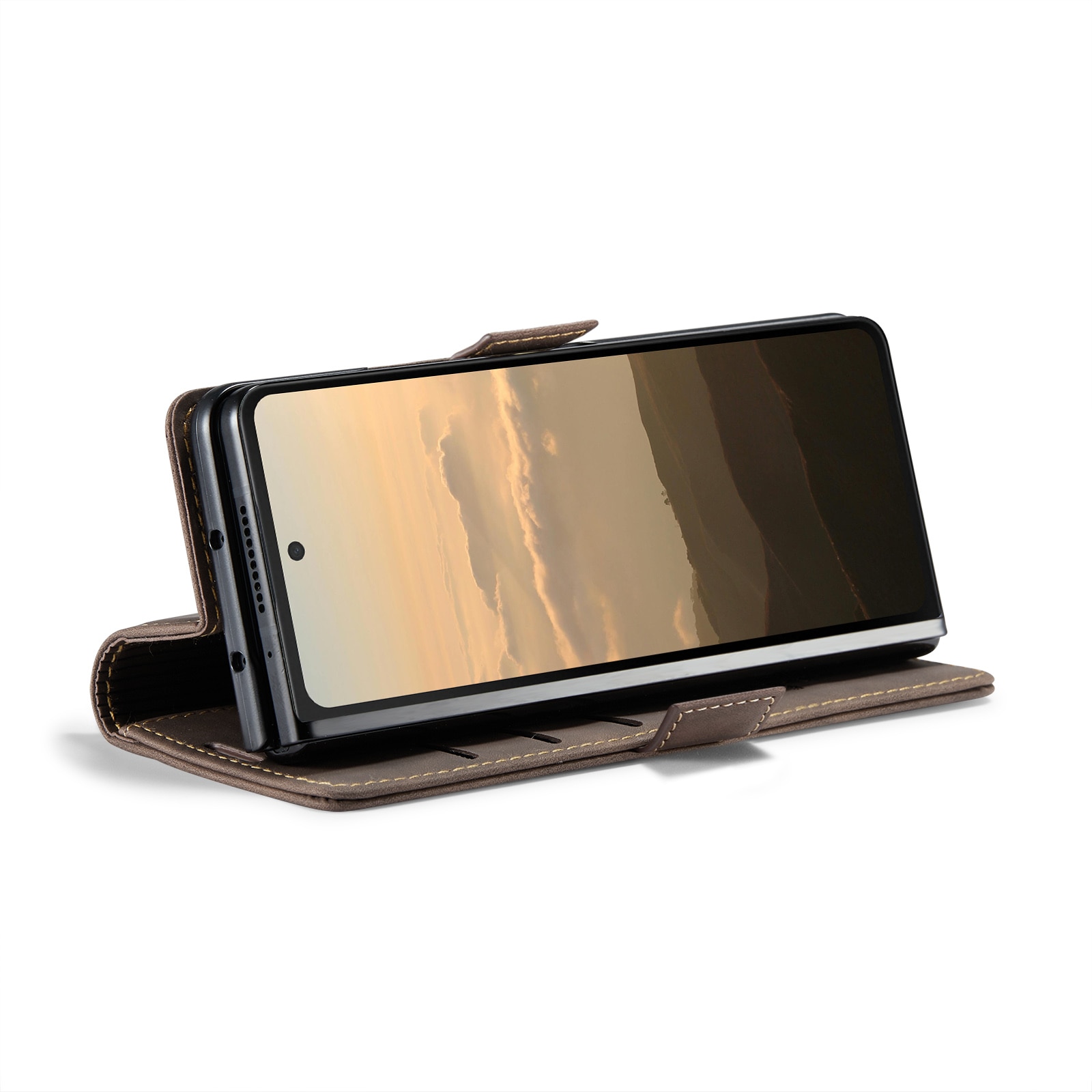 Slim Pung Etui Samsung Galaxy Z Fold 6 brun