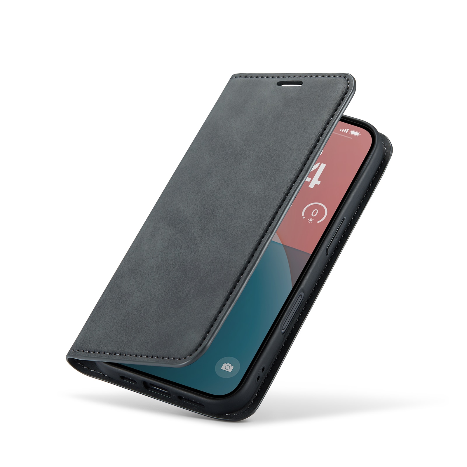 iPhone 16 Plus Slim Mobiltaske sort