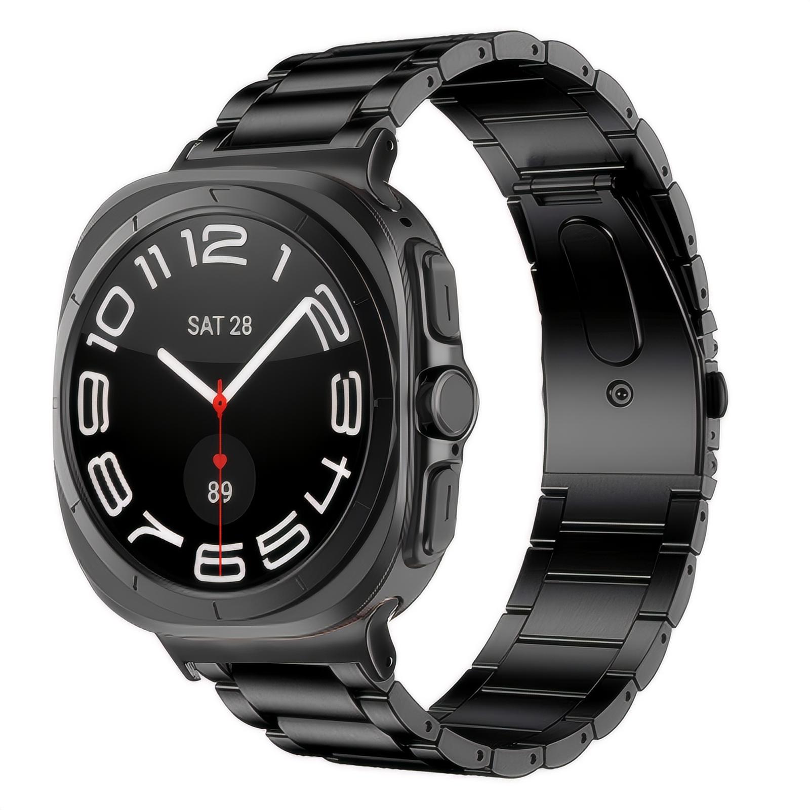Titaniumarmbånd Samsung Galaxy Watch Ultra 47mm sort