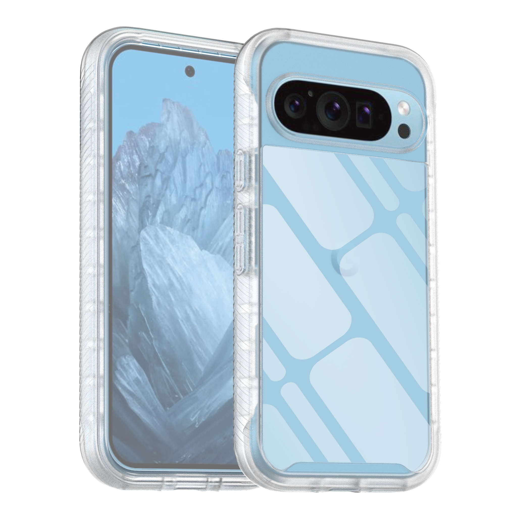 Full Protection Case Google Pixel 9 Pro gennemsigtig