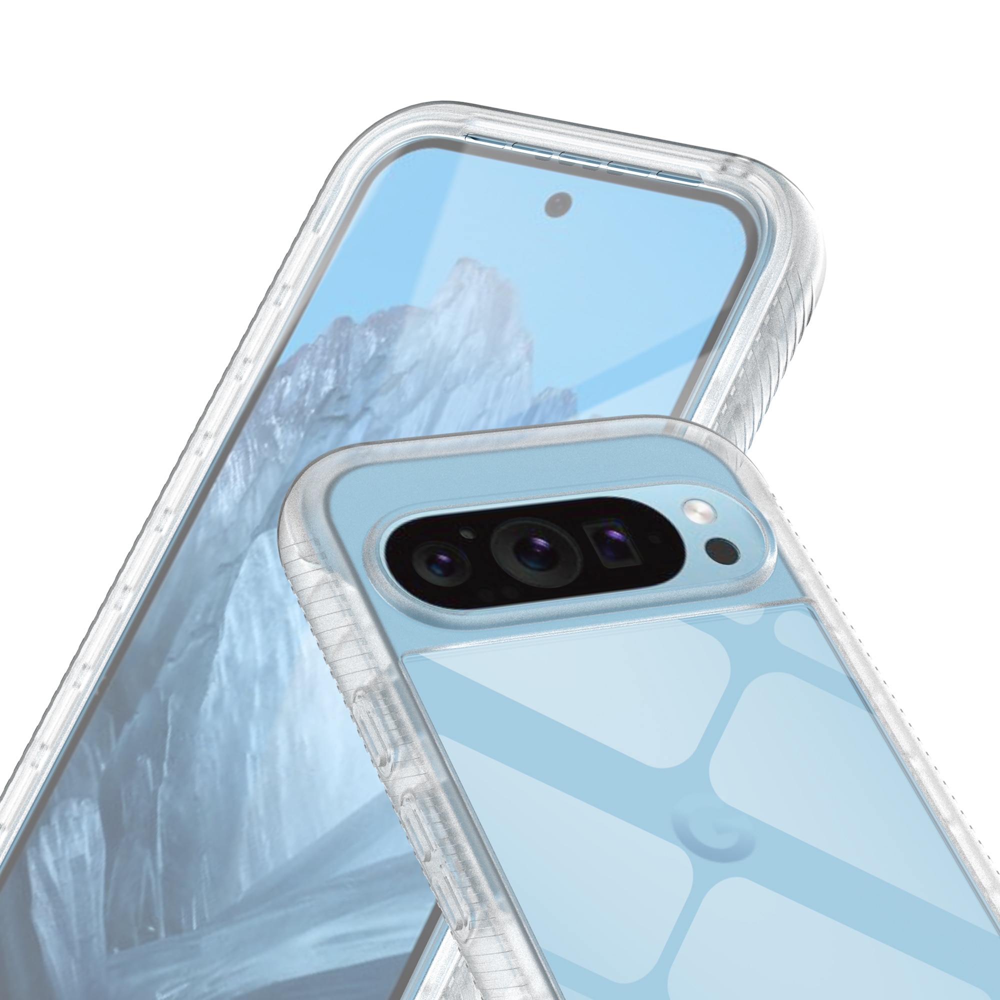 Full Protection Case Google Pixel 9 gennemsigtig