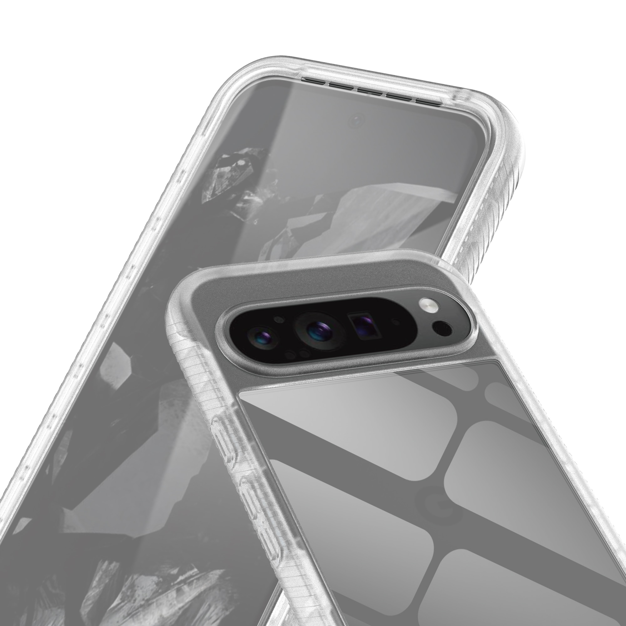 Full Protection Case Google Pixel 9 Pro XL gennemsigtig