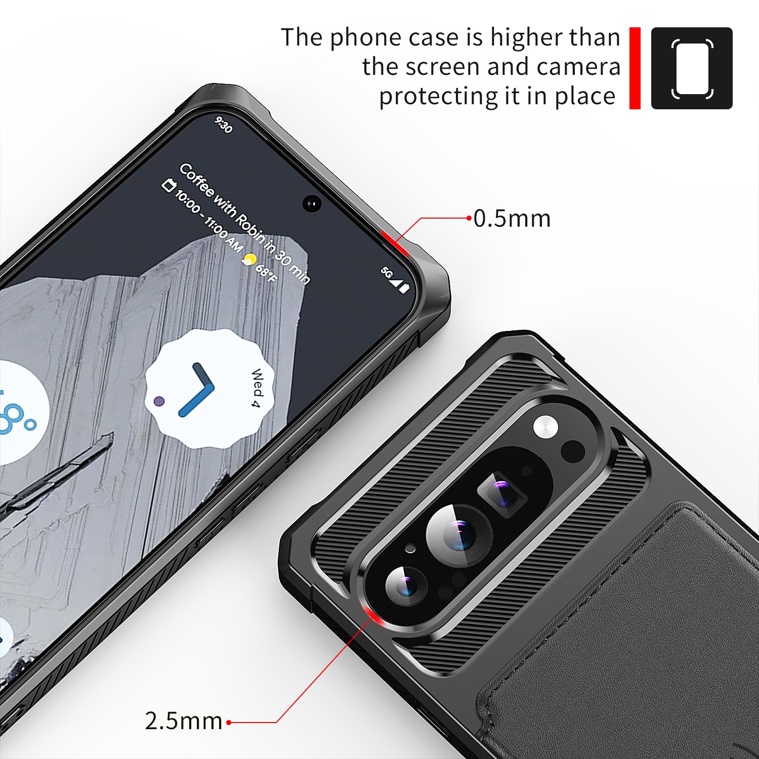 Tough Multi-slot Cover Google Pixel 9 Pro XL Sort