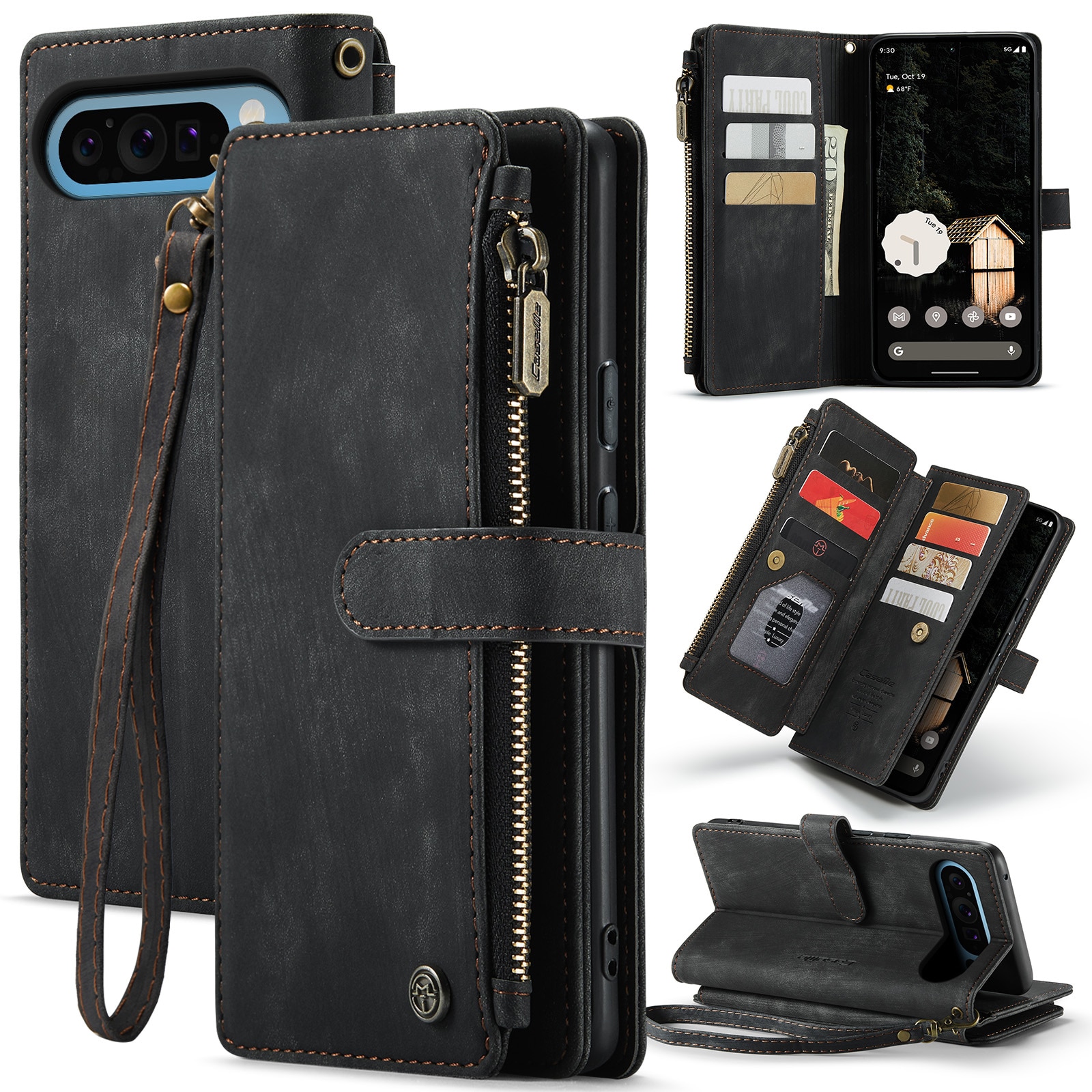 Zipper Wallet Google Pixel 9 Pro XL Sort