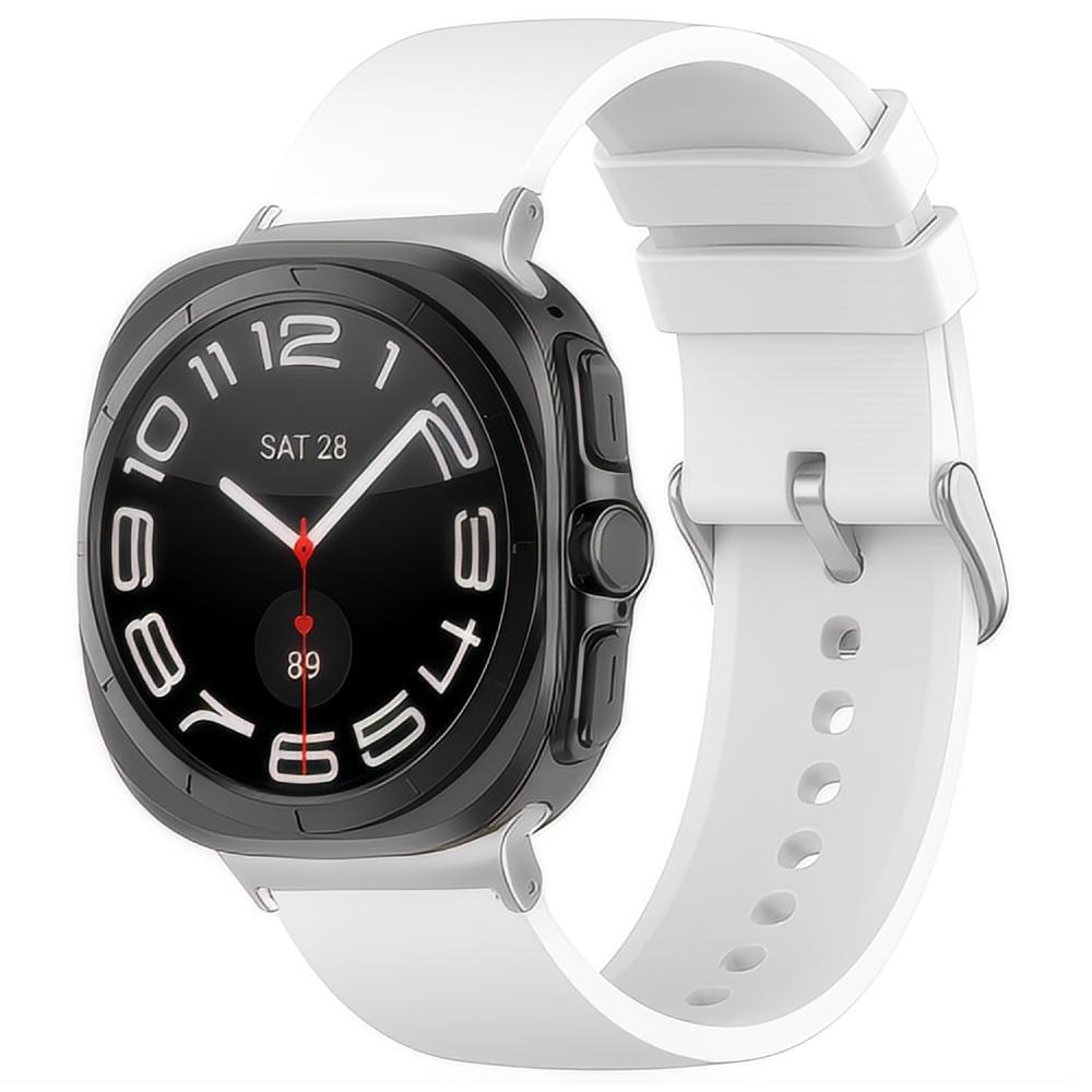 Rem af silikone til Samsung Galaxy Watch Ultra 47mm hvid