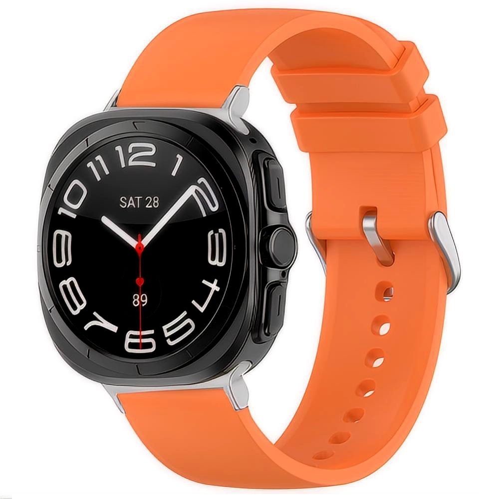 Rem af silikone til Samsung Galaxy Watch Ultra 47mm orange